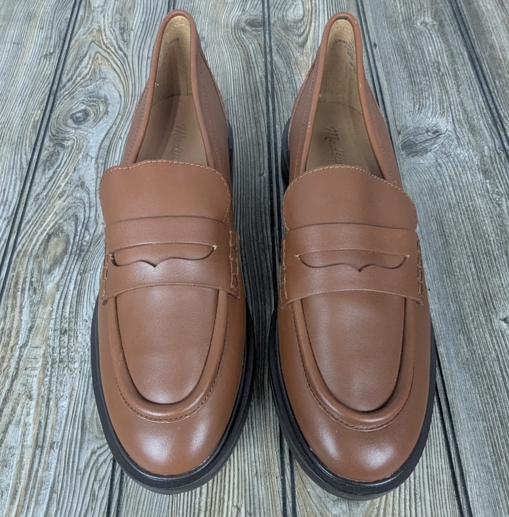 Madewell Size 10 Men's Oxford Loafers NWT Light Brown